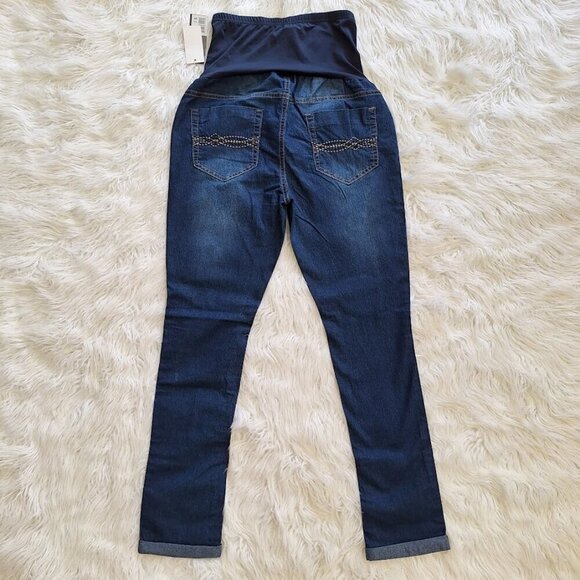 NEW Times Two Maternity Medium Wash Jegging Size Small - (4-6) - Picture 3 of 15